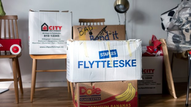 Boxes used for moving stuff