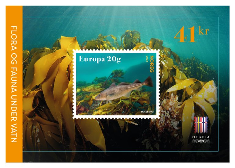 NK 2121 Flora og fauna under vatn Europafrimerke